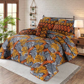 7 Pcs Quilted Comforter Set CC  229
